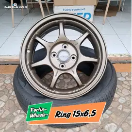 Fortis Wheels Ring 15 lebar 6,5
pcd. 4x100 et. 38