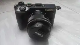 Canon EOS M6 + BONUS Lensa Meike 35mm F1.7 – Siap Pakai