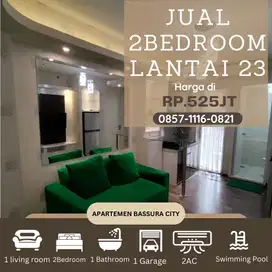 2 bedroom jual atas mall SHM apartemen bassura city unit sudah ready