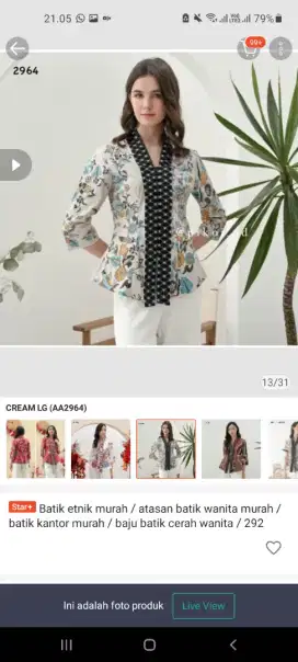 Batik etnik wanita