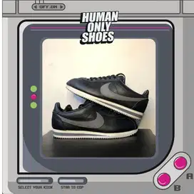 ✨Nike Classic Cortez Leather Black/Dark Grey ‘White✨