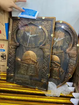 Jam Dinding Kaligrafi Lapis Kaca