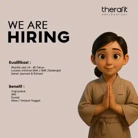 Dibutuhkan terapis therapist pijat family (WANITA)BSD gading serpong