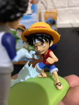 Action Figure WCF Luffy & Aokiji Kuzan One Piece Original Bandai 100%