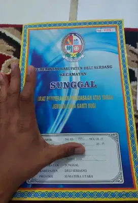 Dijual Cepat Tanah Atas Nama Sendiri