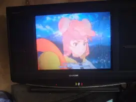 Dijual tv tabung slim 21 merk sharp alexander sm stb hrg 330rb nego