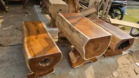 FURNITURE KAYU JATI MEJA DAN KURSI 1 set