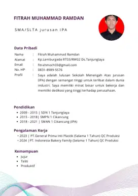 Cari krja SPB/F&B