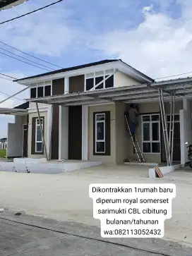 Dikontrakan Rumah Perumahan The Royal Somerset CBL,Sarimukti, Cibitung