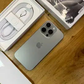 iPhone 16 Pro 128GB natural titanium cc 9 BH 100% garansi GDN mei 2026