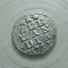 Koin Langka 1725 STUIVER LION ERA BELANDA KOLEKSI PERAK KUNO