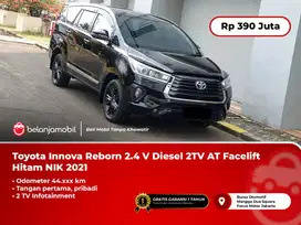 [ TANGAN PERTAMA ] Toyota Innova Reborn 2.4 V AT Hitam 2021 2022