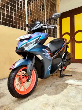 Yamaha Aerox / Aerox 155 2023 Blue Premium Cyber City, Unit Mulus.