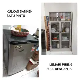 Kulkas dan Lemari Piring Aluminium