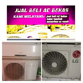 Terima ac bekas rusak