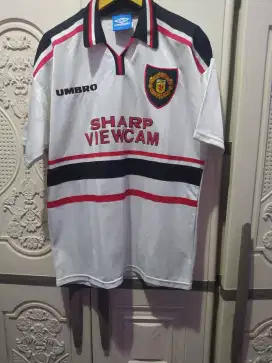 Jersey Manchester United MU away 1997/99 umbro kaos bola