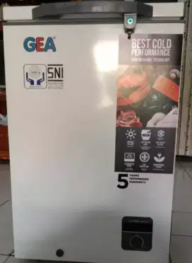 Freezer Gea 100 liter, jual cepat gak pake ribet