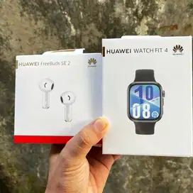 Huawei Watch Fit 4 Series Hitam Baru segel Bonus Freebuds SE 2