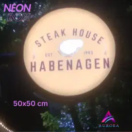 Neon Box 50x50cm 2 muka