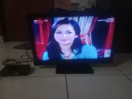 D jual tv led merk polytron 24 inch