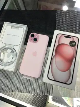 iPhone 15 256gb Pink Resmi iBox Open Box aja garansi utuh 1 tahun
