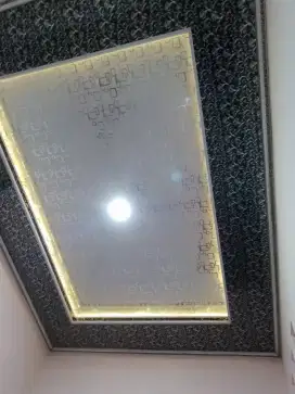 Plafon PVC terpasang