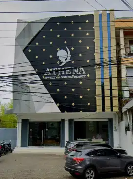 ACP Panel. Facade Custom Fasad. Lettersign dan Huruf Timbul. Branding