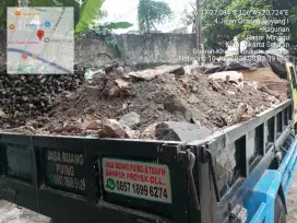 Jasa buang puing sampah proyek