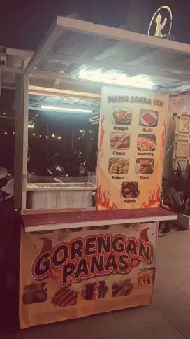 Rak Jualan Kentang Goreng