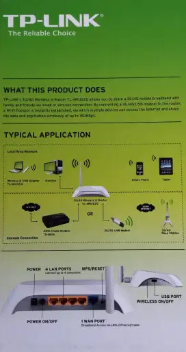 Router Wifi TP-LINK TL-MR3220