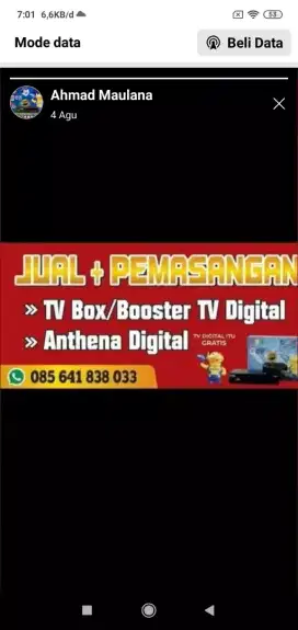 Set top box untuk TV digital