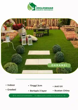 JUAL RUMPUT SINTETIS IMPORT INDOOR DAN OUTDOOR
