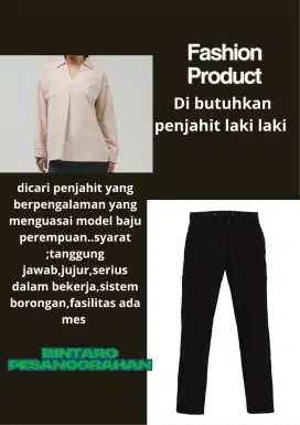Dibutuhkan penjahit