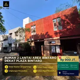 Rumah 2 Lantai Siap Huni nempel Bintaro Jaya Harga Ekonomis Jalan Lega