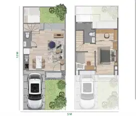 Dijual Rumah Cendana essence west lippo karawaci