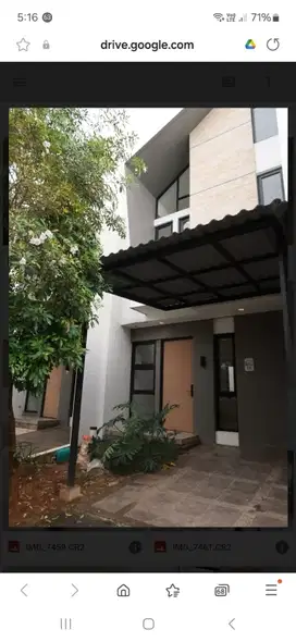 Rumah modern minimalis di Provence Suites Bsd siap huni dan rapi