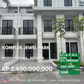 komplek jewel park polonia siap huni jalan starban