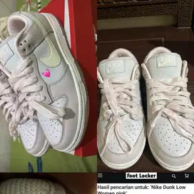 Nike low dunk pink edition uk 38 original 100%