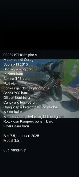 Supra x 125 FI 125 2015