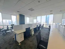 Sewa Kantor Eksklusif 232 m2 di Menara Sunlife Mega Kuningan, Hrg Nego