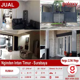 Rumah Di Nginden Intan Timur Surabaya Timur