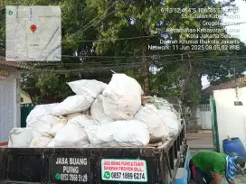 Jasa buang puing tanah
