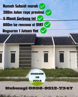 Miliki Hunian subsidi strategis di Balaraja dan  promo menarik.