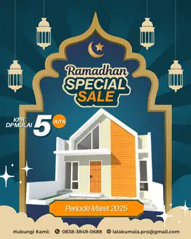 Rumah Impian di Lokasi Strategis! Sisa 4 Unit – DP Suka-Suka!