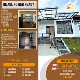 Ramadhan Berkah! Rumah Siap Huni Dekat UNDARIS, Potongan Harga 15 Juta