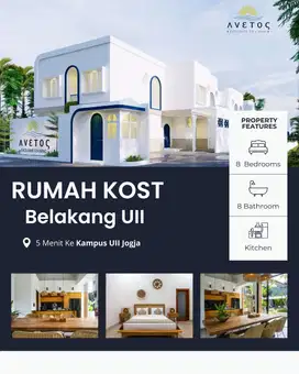 Jual Kost Jogja Barat Kampus UII SHM Pecah & IMB Eksklusif