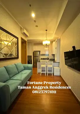 Dijual Fully Furnish - 1+1 BR Apartement Taman Anggrek Residence