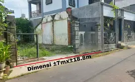tanah pekarangan tengah kota solo Manahan cocok buat kos
