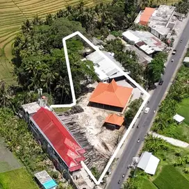 LAHAN JALAN UTAMA LOSS SUNGAI DI BYPASS TANAH LOT, TABANAN - BALI