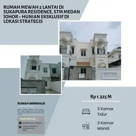 Rumah Mewah 2 Lantai di Sukapura Residence, STM Medan Johor